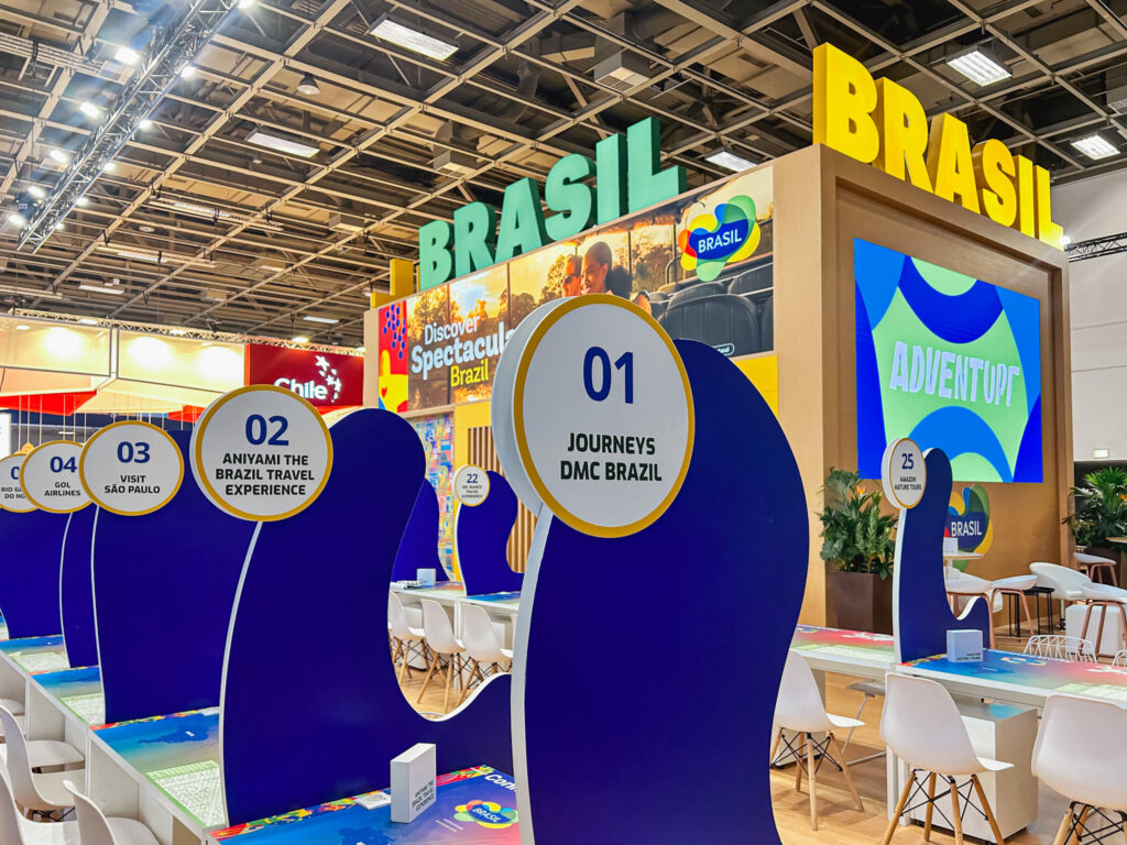 DMCs brasileiros também estão como coexpositores do Brasil no estande da ITB