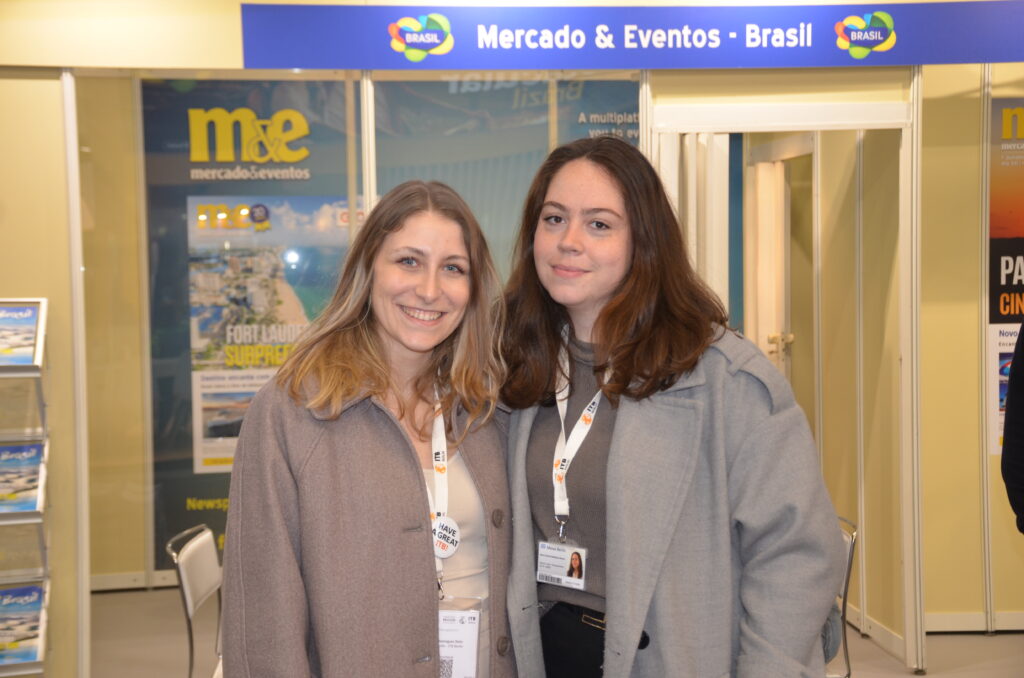 Felicia Dominguez e Maria Eduarda Reinheimer, da equipe da ITB