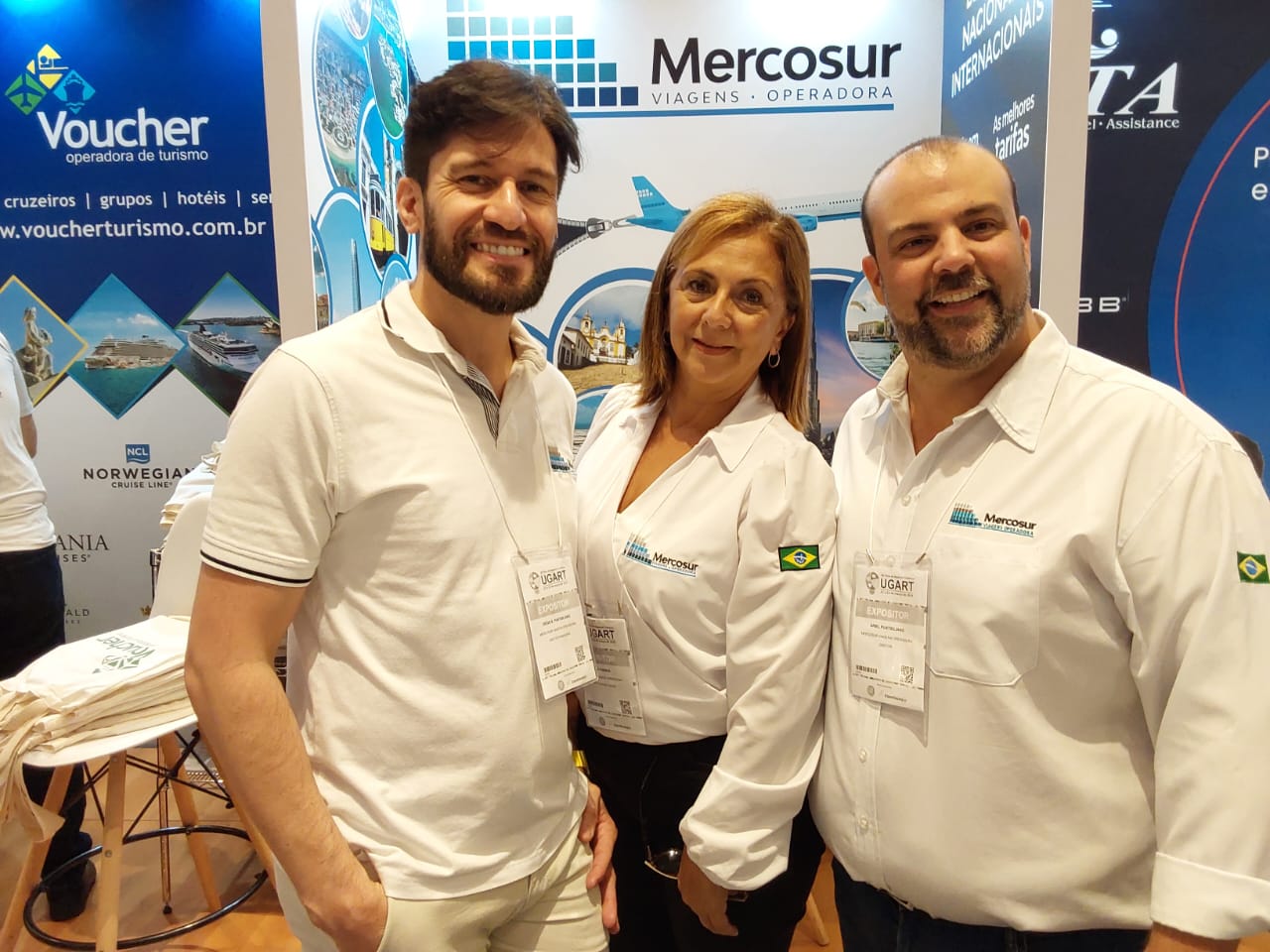 Diego Puntigliano, Zoila Correa e Ariel Puntigliano da MERCOSUR Operadora Diego Puntigliano, Zoila Correa e Ariel Puntigliano da MERCOSUR Operadora