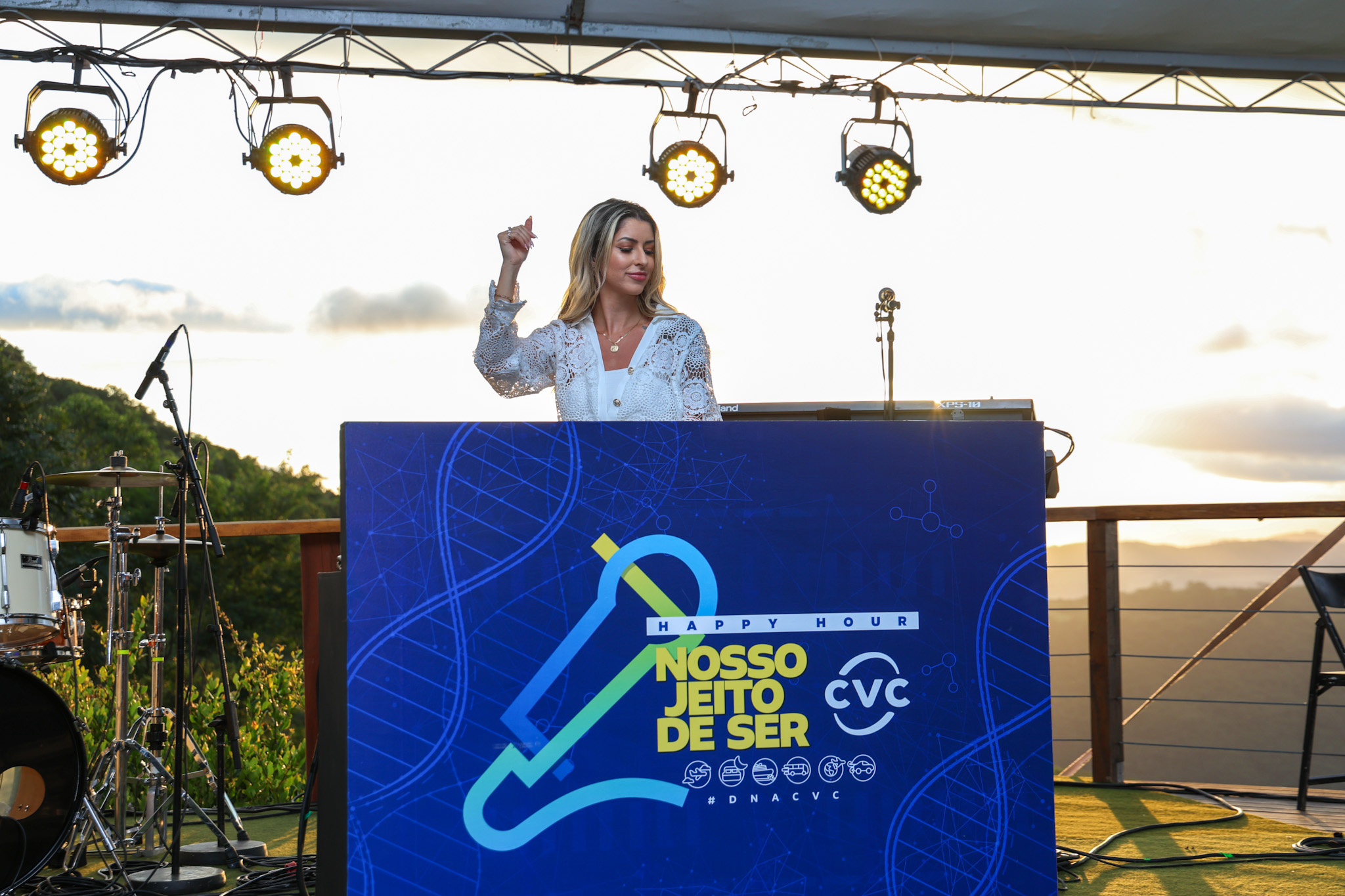 Dj Fran Prado animou a festa