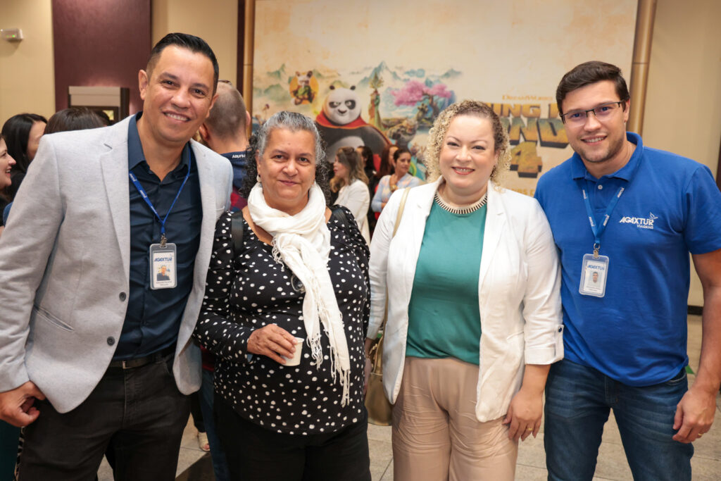 Eduardo Ferreira, Mabel Reis, Cristiane Santana e Alexandre Pinho, da Agaxtur