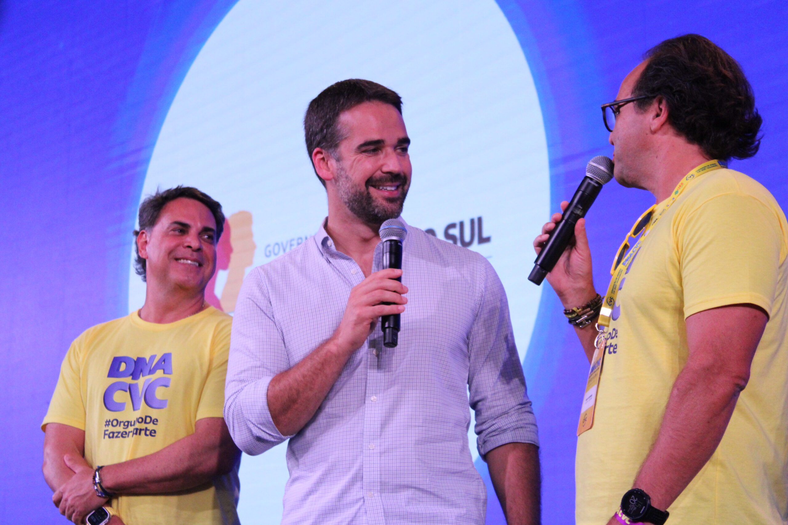 Emerson Belan, Eduardo Leite e Fabio Godinho Emerson Belan, Eduardo Leite e Fabio Godinho