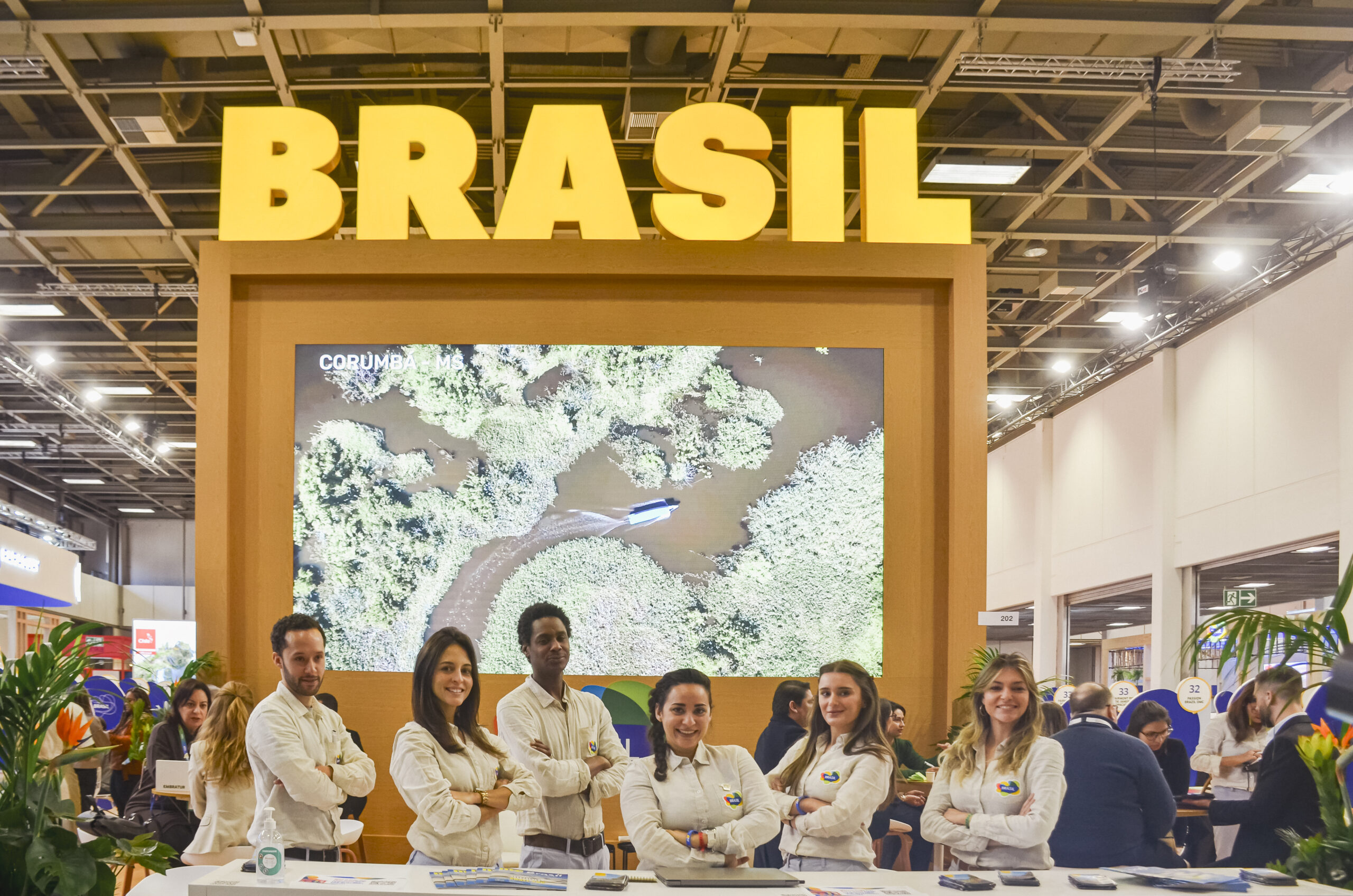 Equipe da Embratur na ITB 2024 Equipe da Embratur na ITB 2024