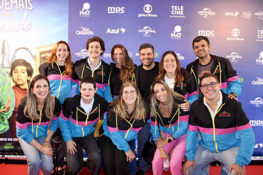 Equipe da Universal Destinations Experiences no Brasil Universal realiza premiere do filme "Dois é Demais em Orlando" em São Paulo; veja fotos