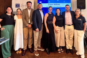 Equipes da Hilton e Copa Airlines no encontro com operadores de São Paulo