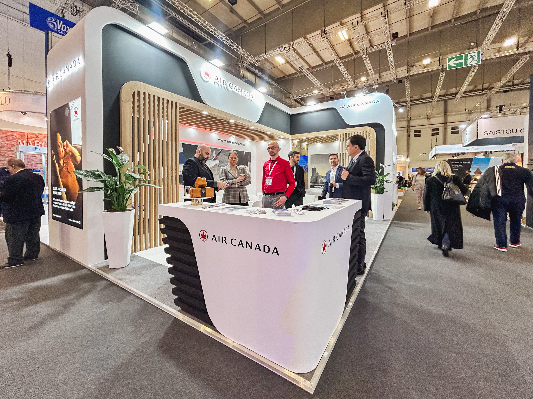 Estande da Air Canada na ITB Estande da Air Canada na ITB