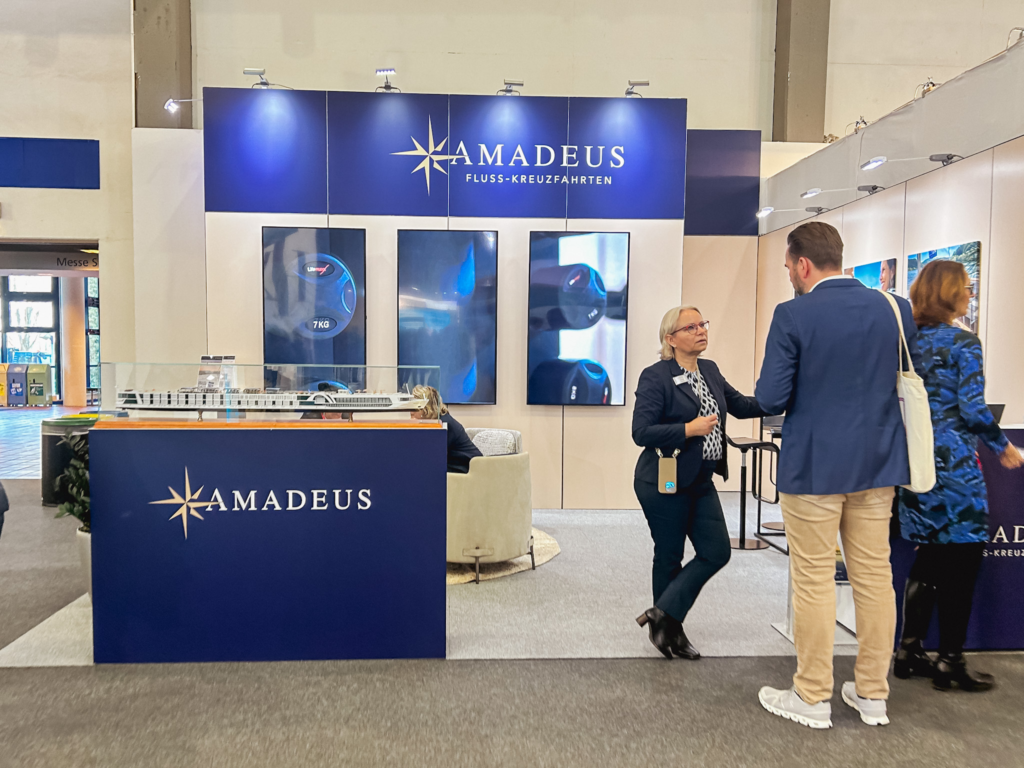 Estande da Amadeus na ITB Estande da Amadeus na ITB