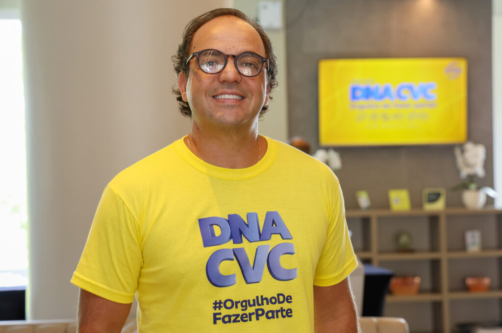 Fabio Godinho CEO da CVC Corp Eric Rentabilidade, produtos exclusivos e novas lojas: Godinho acredita em ano especial para CVC