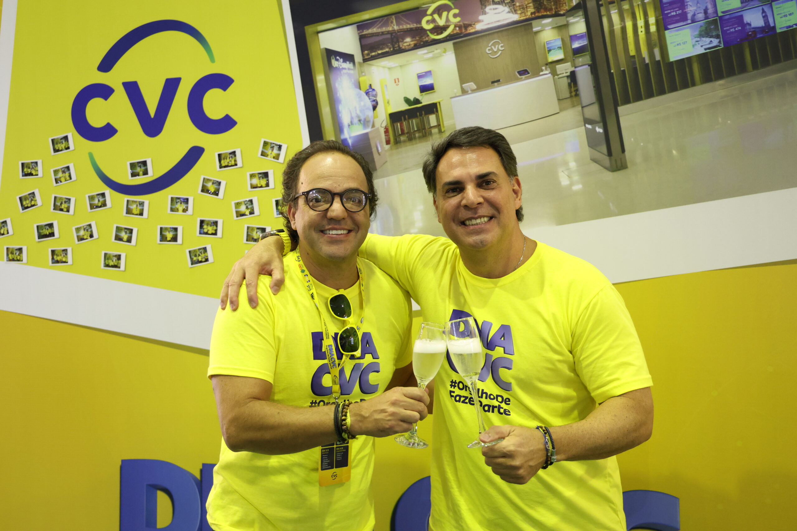 Fabio Godinho e Emerson Belan, da CVC Fabio Godinho e Emerson Belan, da CVC