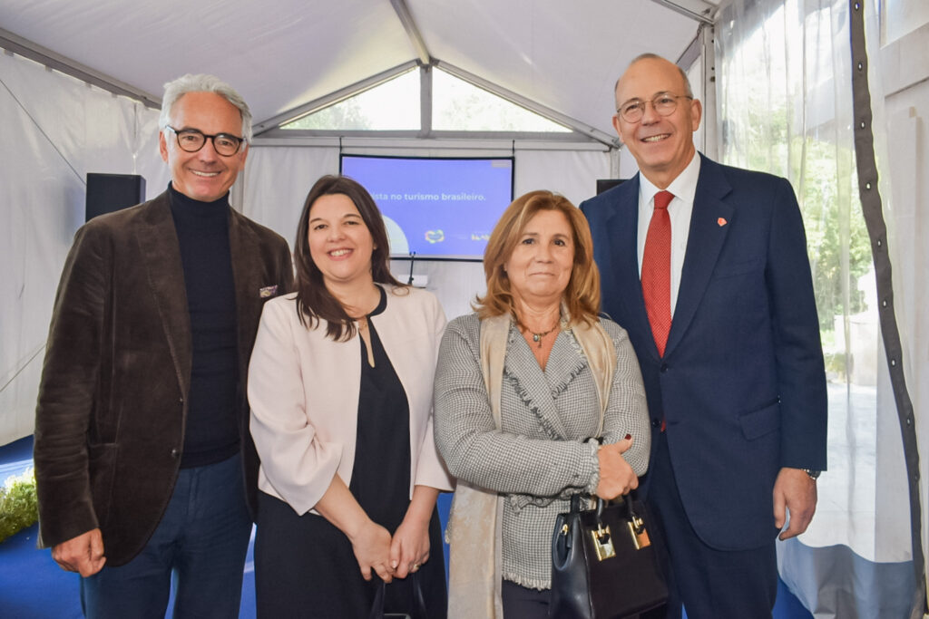 Gilberto Jordan, do André Jordan Group; e Fátima Vilamaior, da Fundação AIP Gilberto Jordan, do André Jordan Group; e Fátima Vilamaior, da Fundação AIP
