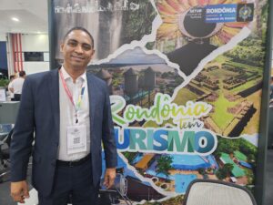 Gilvan Junior secretario de Turismo de Rondonia Destino Rondônia estreia na Expo Paraná 2024 e quer mais turistas paranaenses