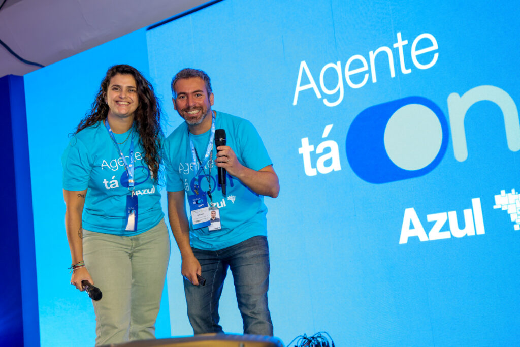 Giuliana Mesquita e Ricardo Bezerra, da Azul Viagens