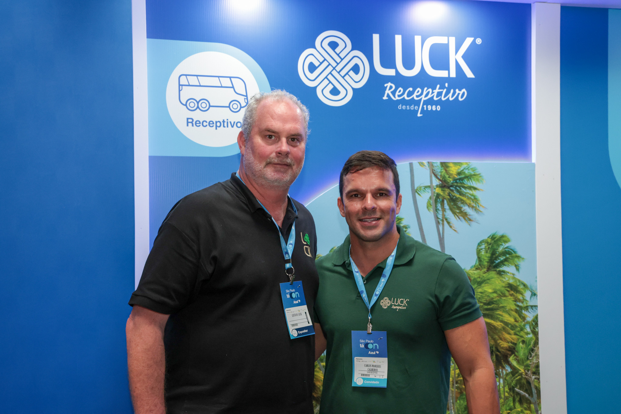 Gustavo Luck e Carlos Marques, da Luck Receptivo Gustavo Luck e Carlos Marques, da Luck Receptivo