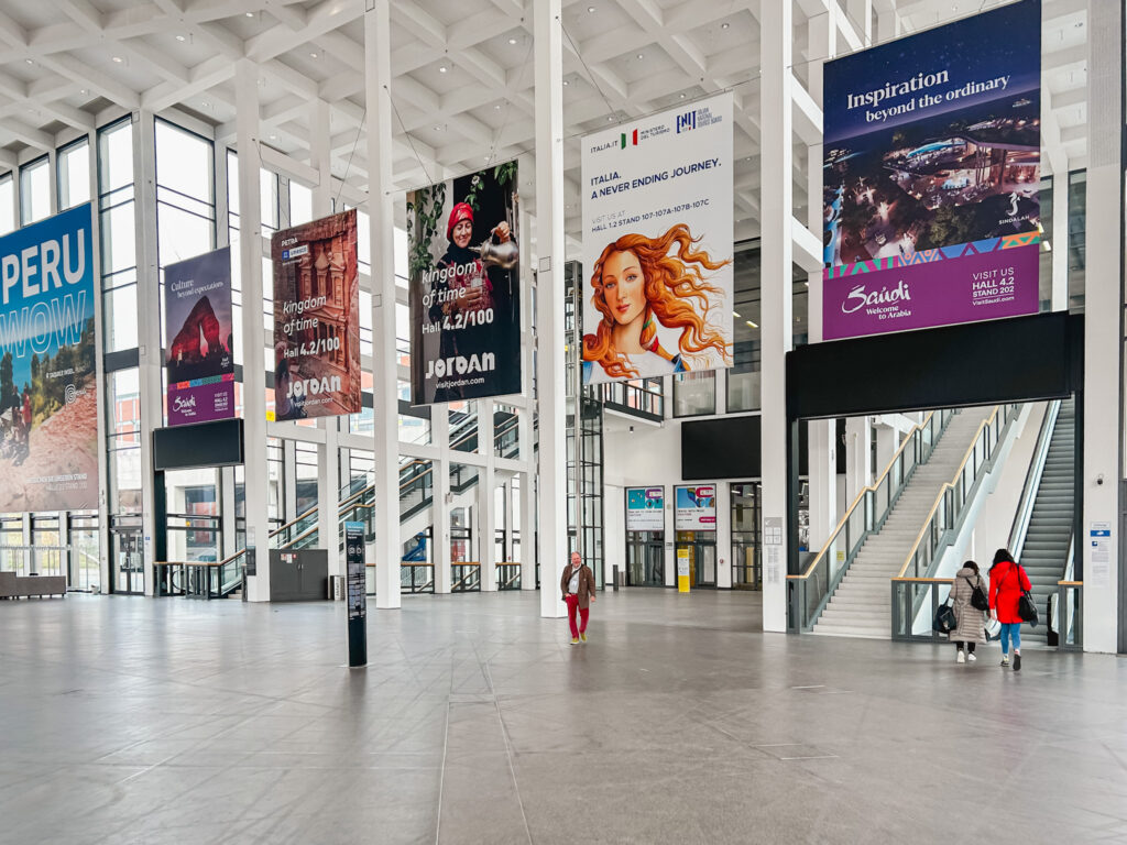 Hall de entrada do Messe Berlin