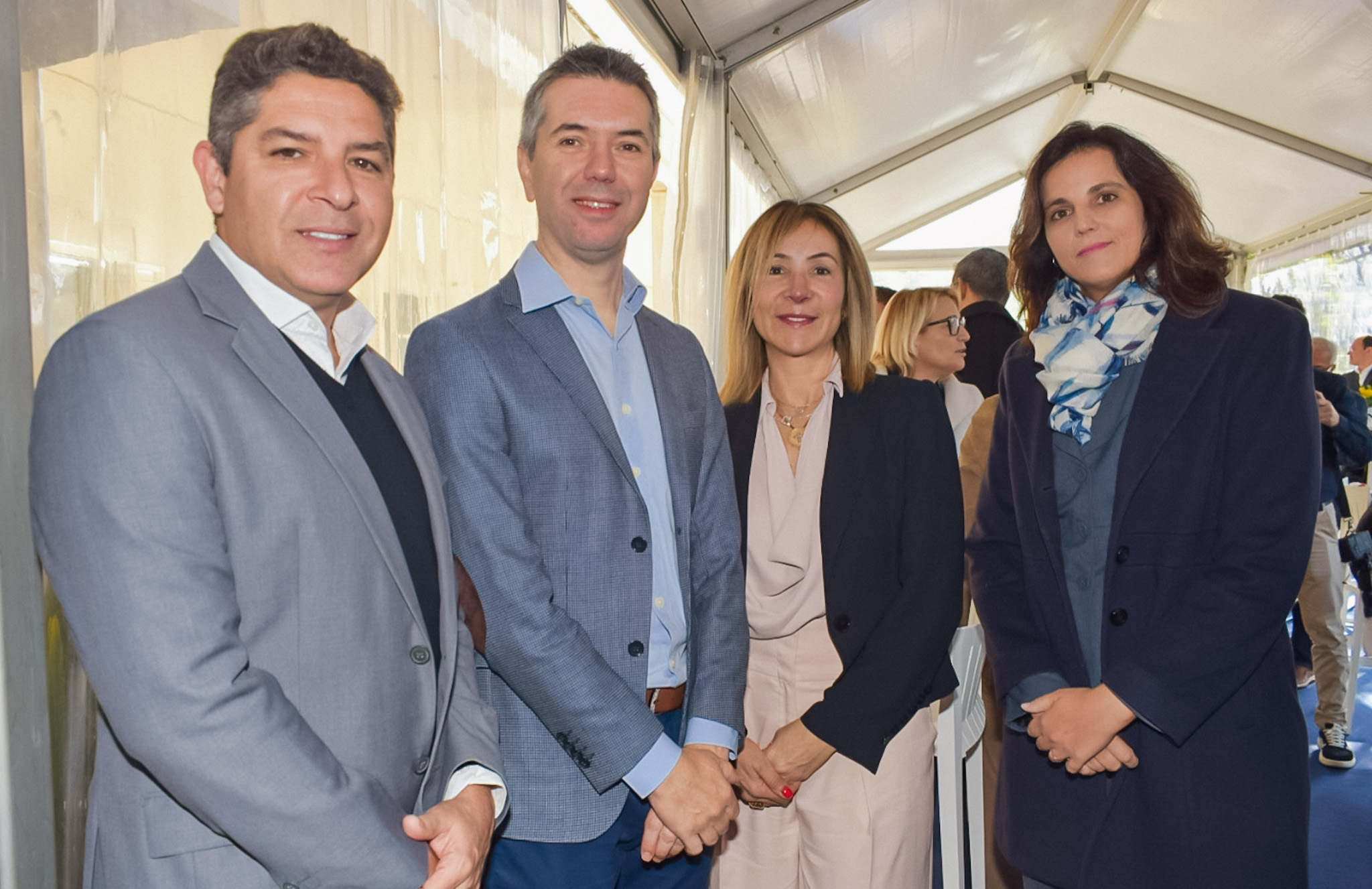 Hermes Monteiro, da Atlantic Hub; Ricardo Gesse, Zurich; Maria Elena Rodrigues, da Foward Keys; e Ana Biselli Aidar, da Resorts Brasil Hermes Monteiro, da Atlantic Hub; Ricardo Gesse, Zurich; Maria Elena Rodrigues, da Foward Keys; e Ana Biselli Aidar, da Resorts Brasil