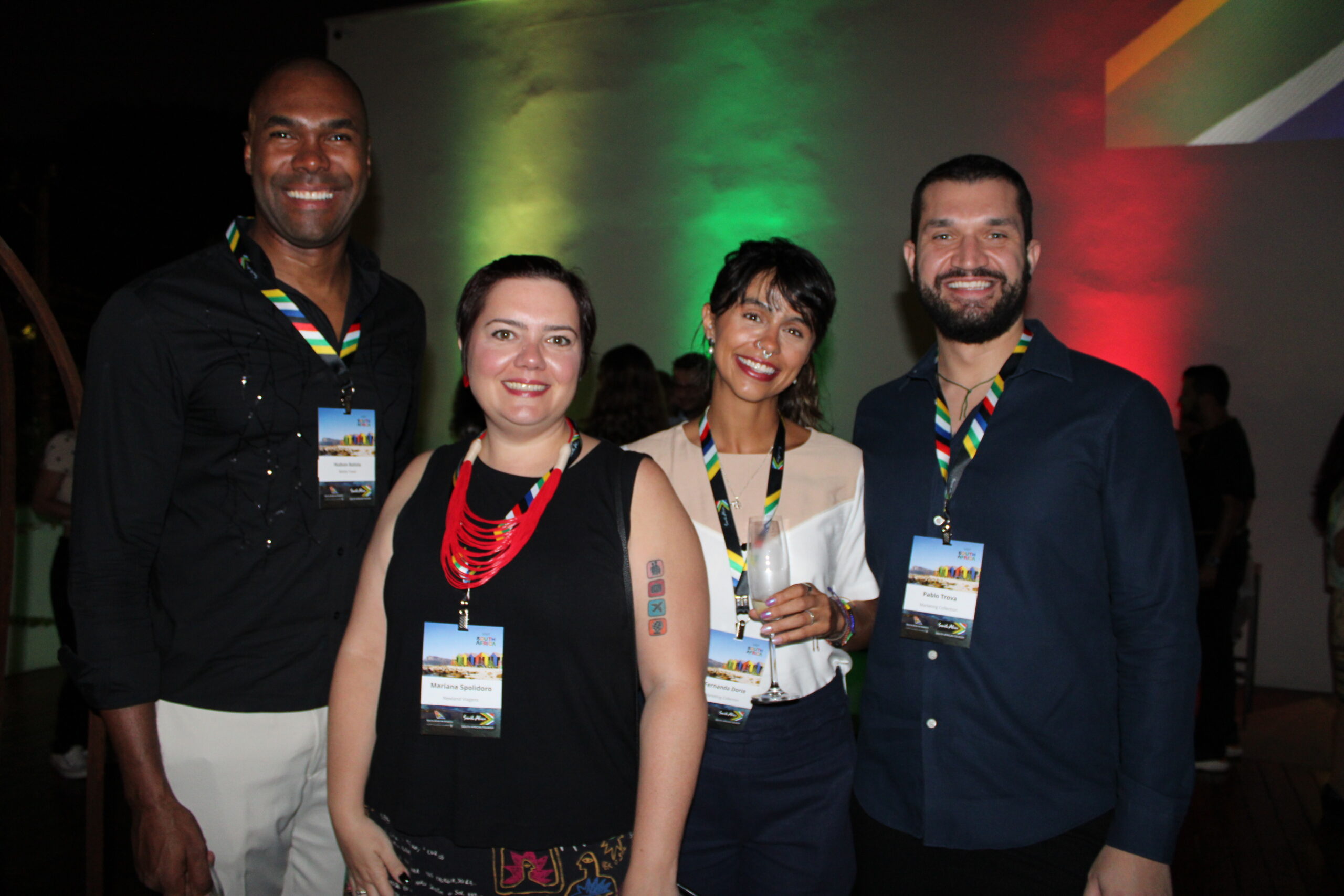 Hudson Batista, da Batista Travel, Mariana Spolidoro, da Newland Viagens, e Fernanda Doria e Pablo Trova, do Marketing Collection Hudson Batista, da Batista Travel, Mariana Spolidoro, da Newland Viagens, e Fernanda Doria e Pablo Trova, do Marketing Collection
