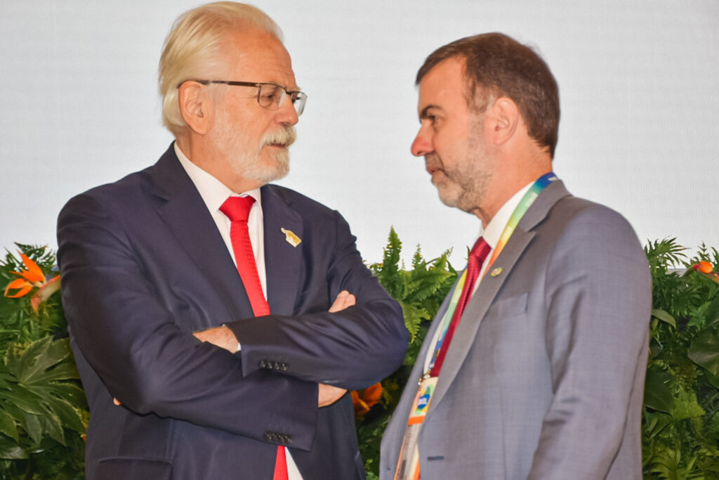Roberto Jaguaribe, Embaixador do Brasil na Alemanha e Marcelo Freixo, da Embratur