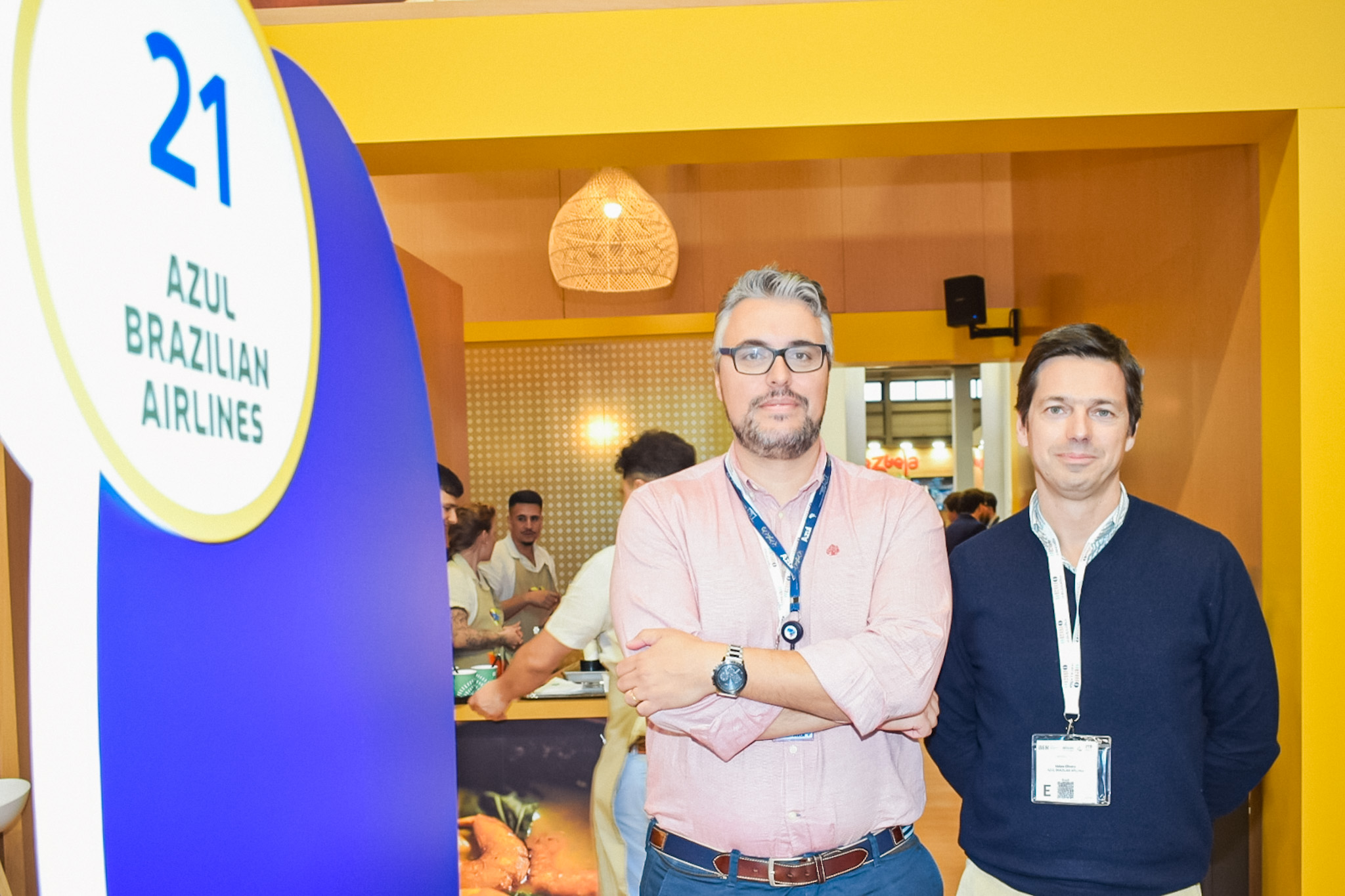 Giuliano Ponzio e Isidoro Oliveira, da Azul Giuliano Ponzio e Isidoro Oliveira, da Azul
