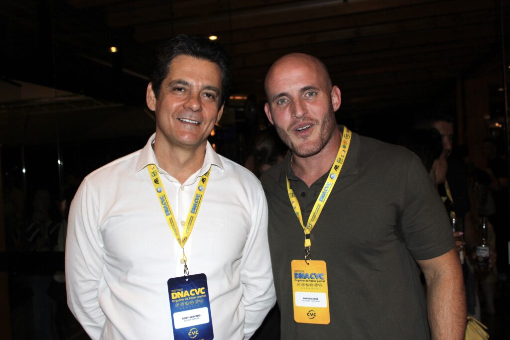 Eduy Azevedo, de Curitiba, e Marcos Pessuto, da CVC
