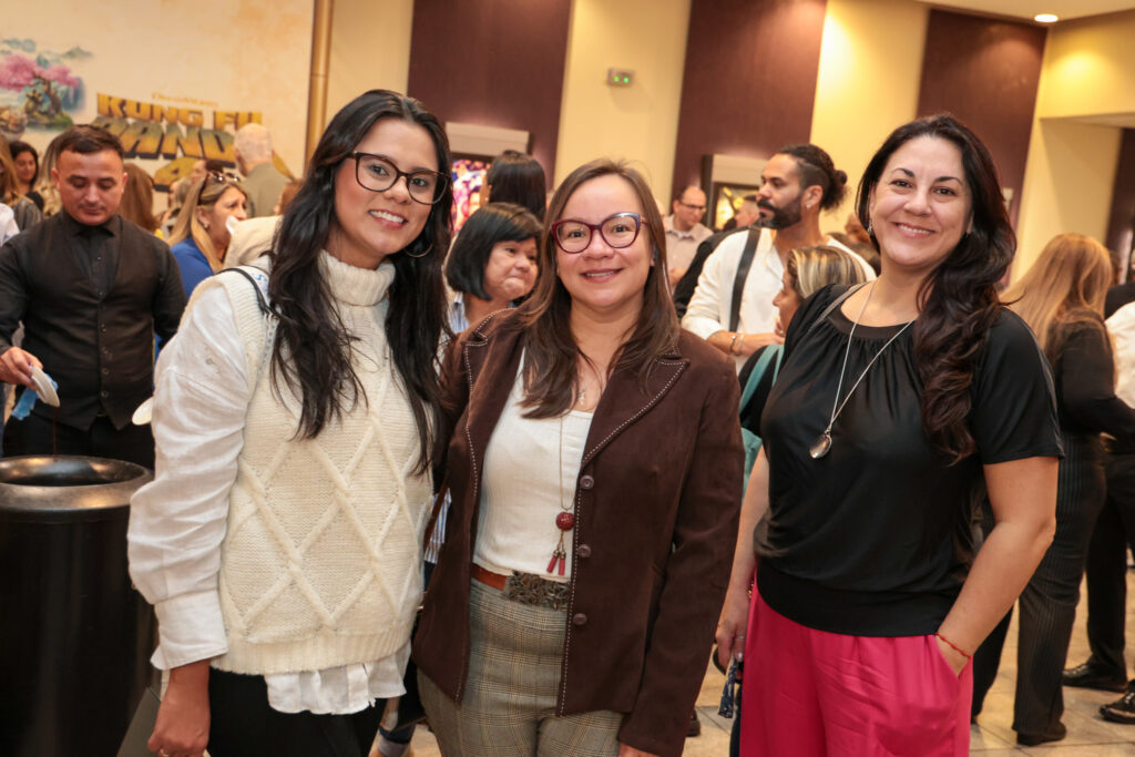 Ingrid Santos, Anna Pizarro e Lizandra Pajak, da Aviareps