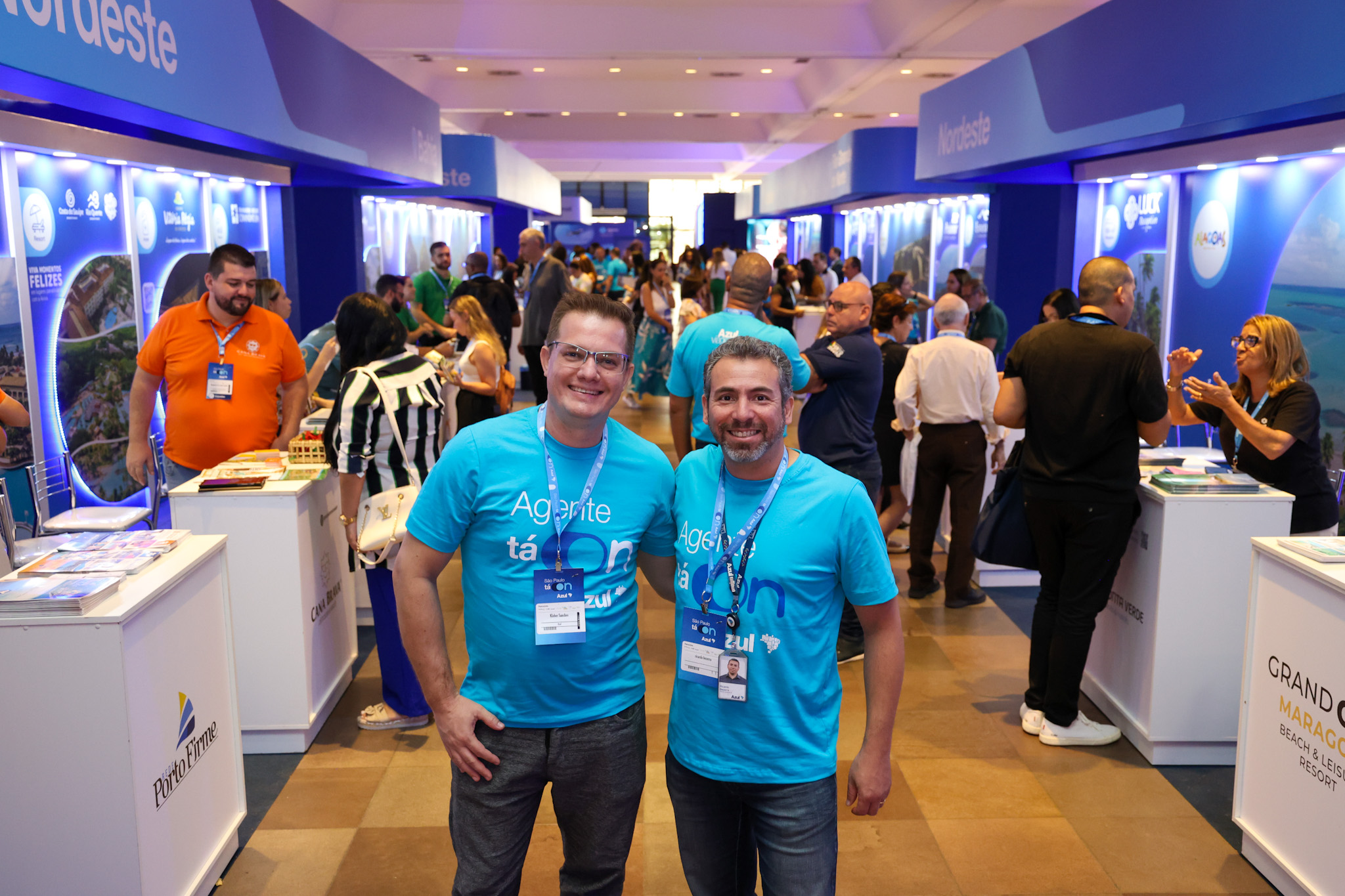 Kleber Sanches e Ricardo Bezerra, da Azul Viagens Kleber Sanches e Ricardo Bezerra, da Azul Viagens
