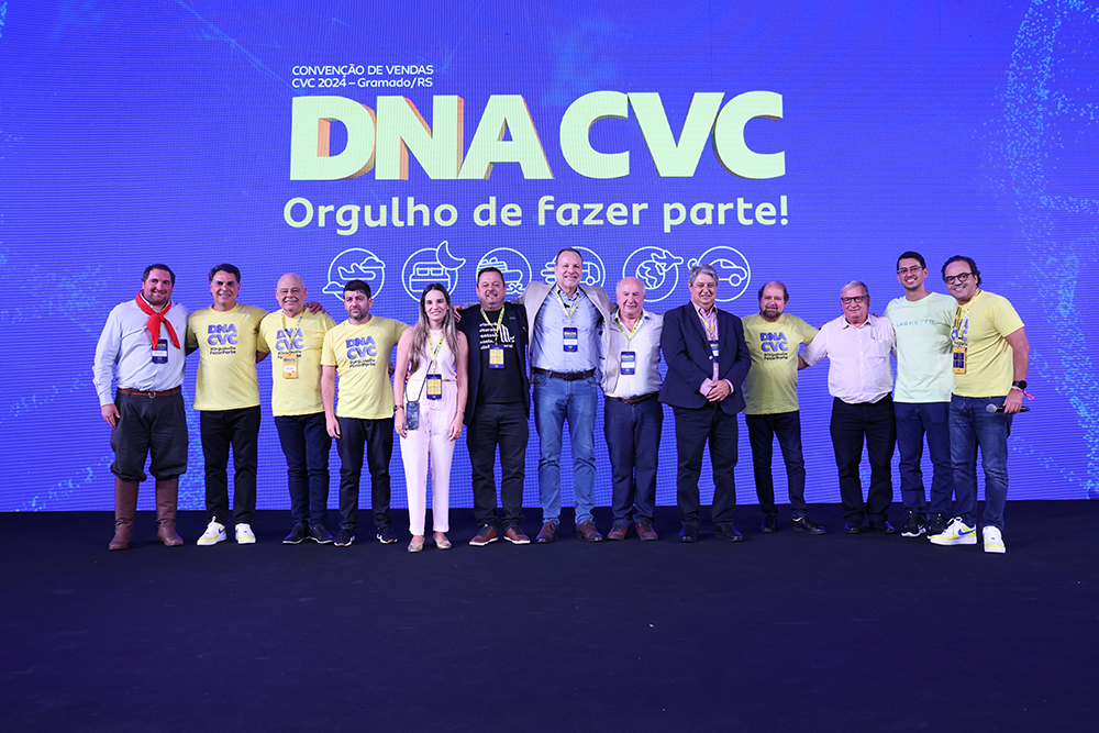 Com presença da família Paulus, Convenção de Vendas CVC 2024 começa em Gramado; fotos 1 Lideres da CVC e principais parceiros da Convencao Com presença da família Paulus, Convenção de Vendas CVC 2024 começa em Gramado; fotos