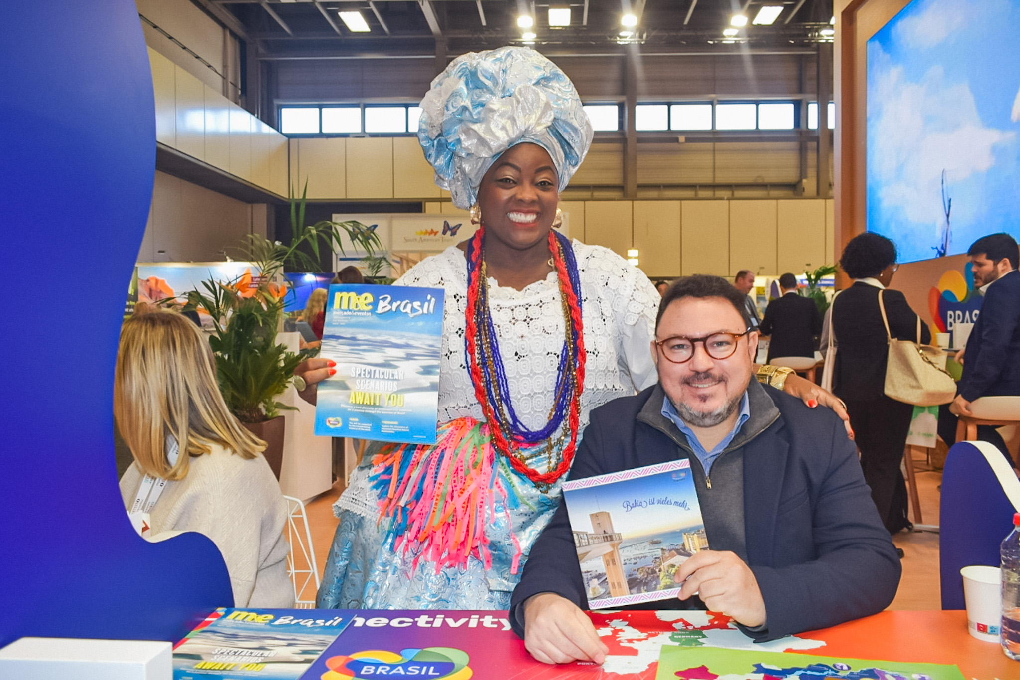 Luci Nascimento e Pedro Gramacho, da Bahia, na ITB Luci Nascimento e Pedro Gramacho, da Bahia, na ITB