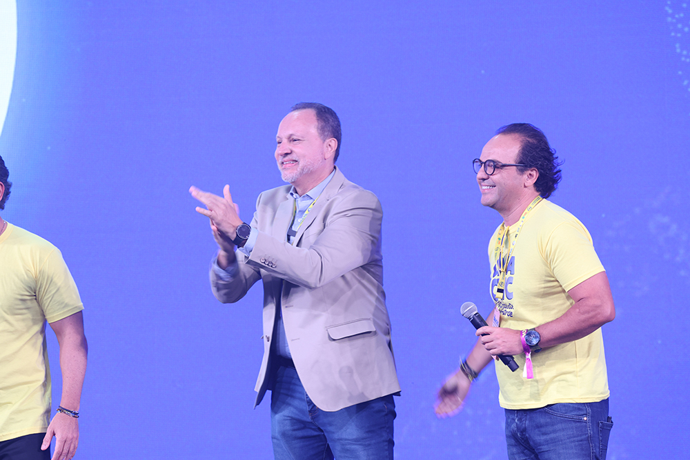 Luiz Fernando, secretário de Turismo do RS, e Fabio Godinho, CEO da CVC Corp Luiz Fernando, secretário de Turismo do RS, e Fabio Godinho, CEO da CVC Corp