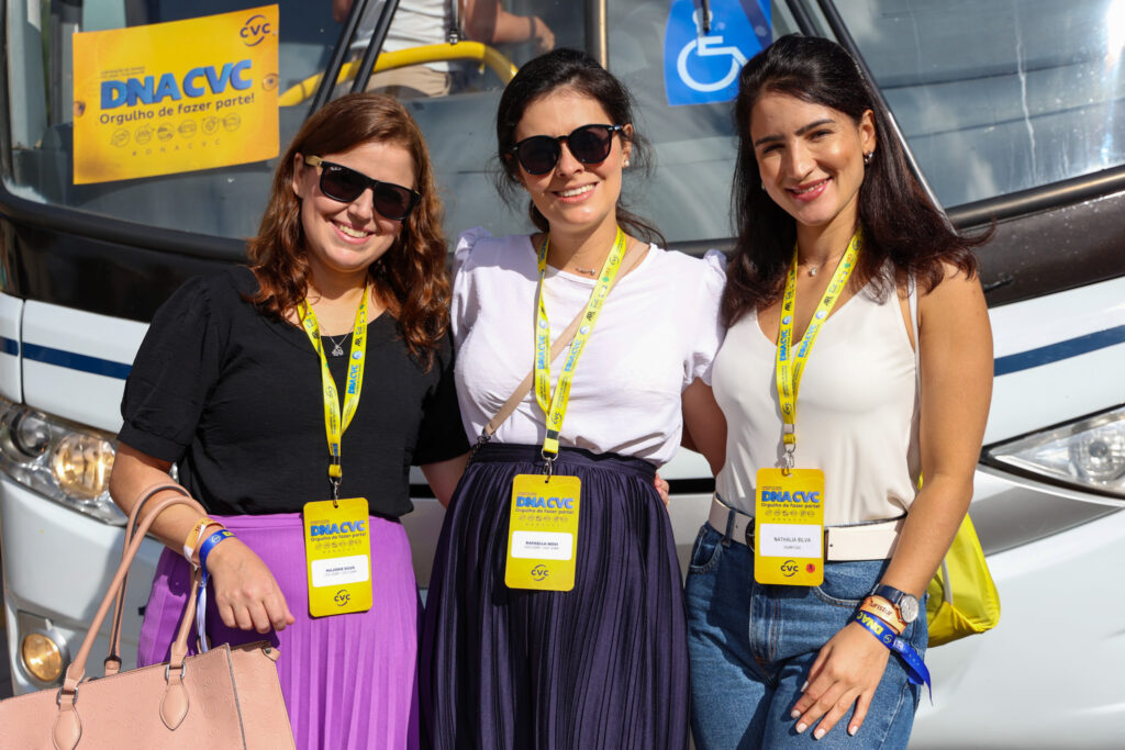 Majorie Silva, Rafaella Novi e Nathalia Silva, da CVC Corp