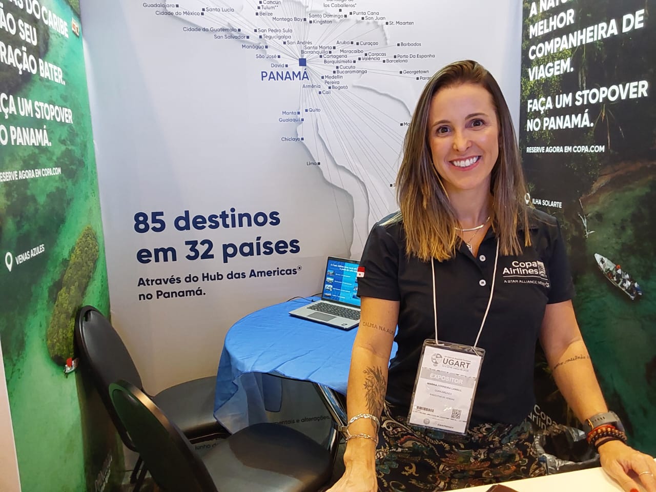 Marina Ferreira Lawall da Copa Airlines Marina Ferreira Lawall da Copa Airlines