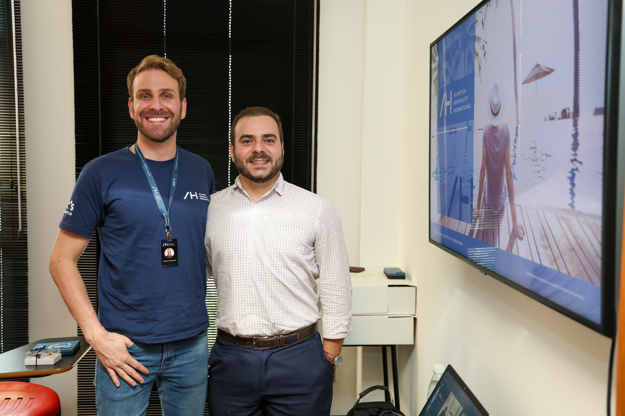 Mateus Smaniotto e Grabriel Godinho, da Atlântica Hospitality Mateus Smaniotto e Grabriel Godinho, da Atlântica Hospitality