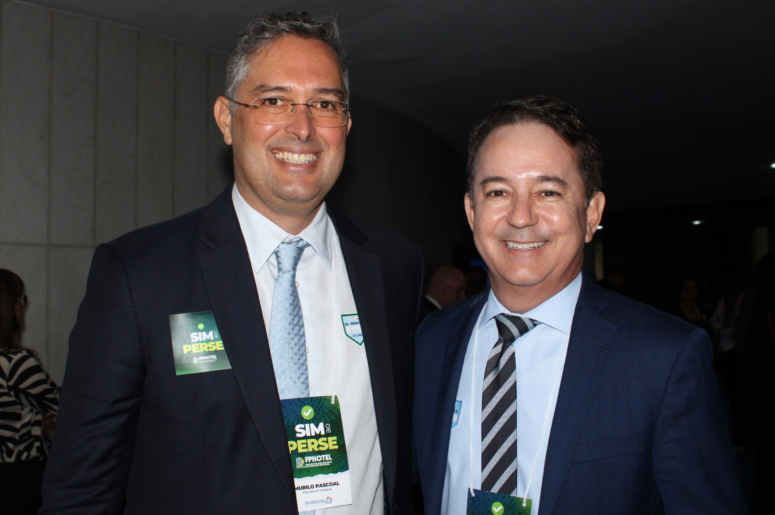 Murilo Paschoal, presidente do Sindepat, e Munir Calaça, CEO do Urbia Cataratas Murilo Paschoal, presidente do Sindepat, e Munir Calaça, CEO do Urbia Cataratas