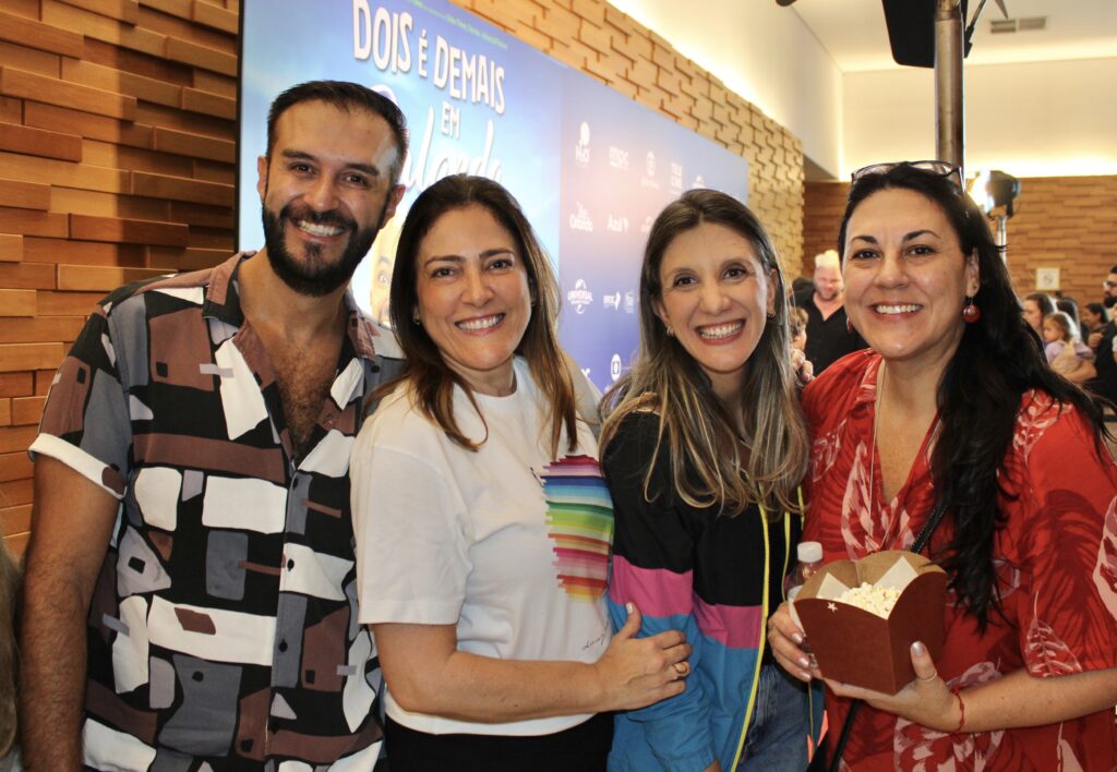 Neto Fernandes, do Visit Orlando, Gabriella Cavalheiro e Juliana Baraldi, da Universal, e Lizandra Pajak, do Brand USA