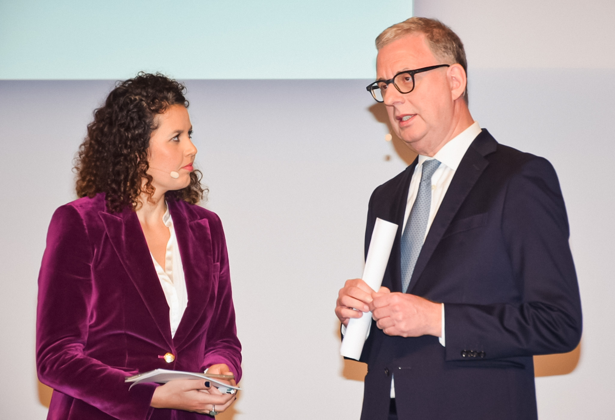 Norbert Fiebig, presidente da Associação Alemã de Turismo durante sua fala no painel de coletiva de imprensa Norbert Fiebig, presidente da Associação Alemã de Turismo durante sua fala no painel de coletiva de imprensa