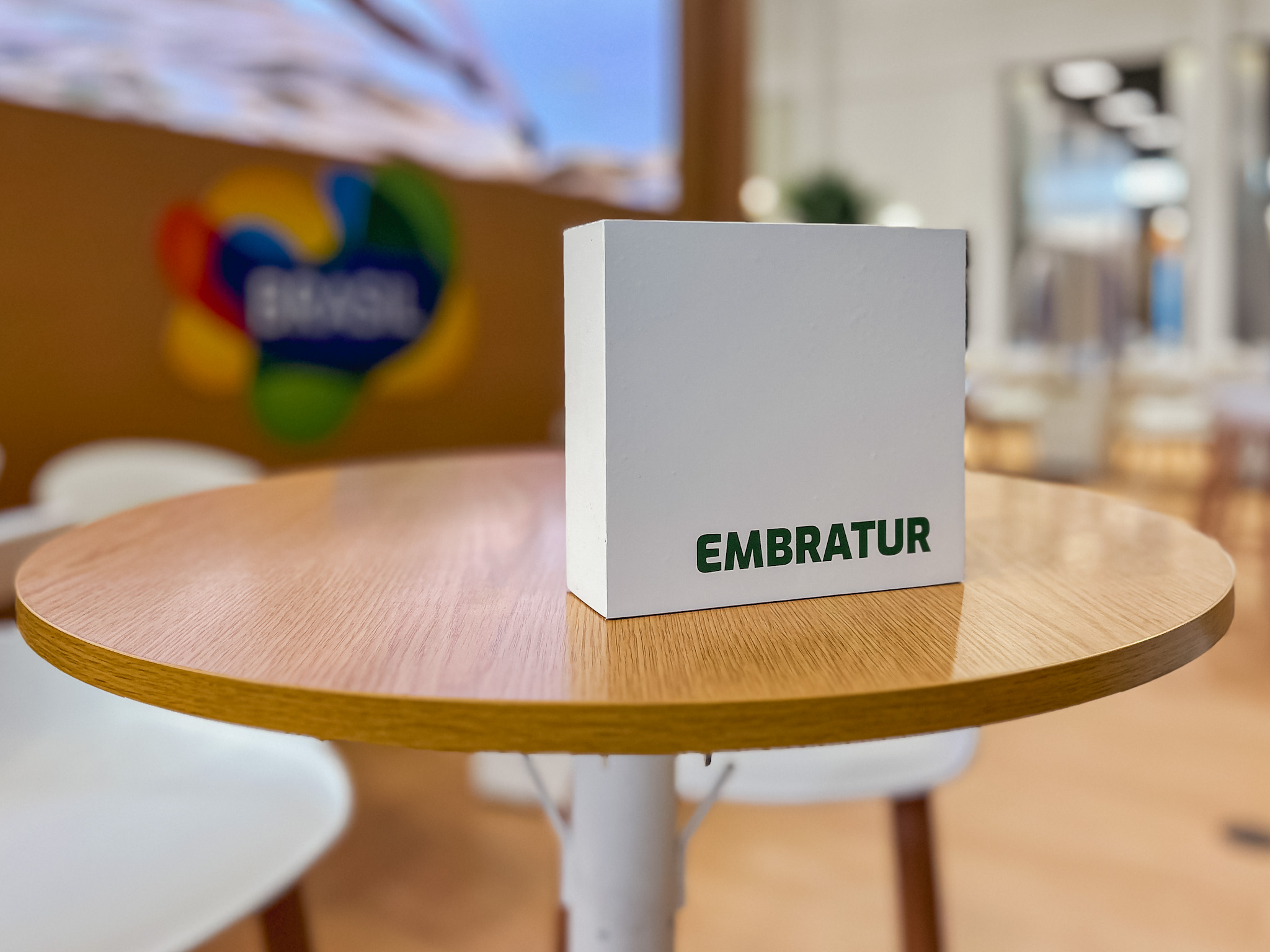 O estande da Embratur reúne os principais destinos, operadores, companhias aéreas e hotéis O estande da Embratur reúne os principais destinos, operadores, companhias aéreas e hotéis