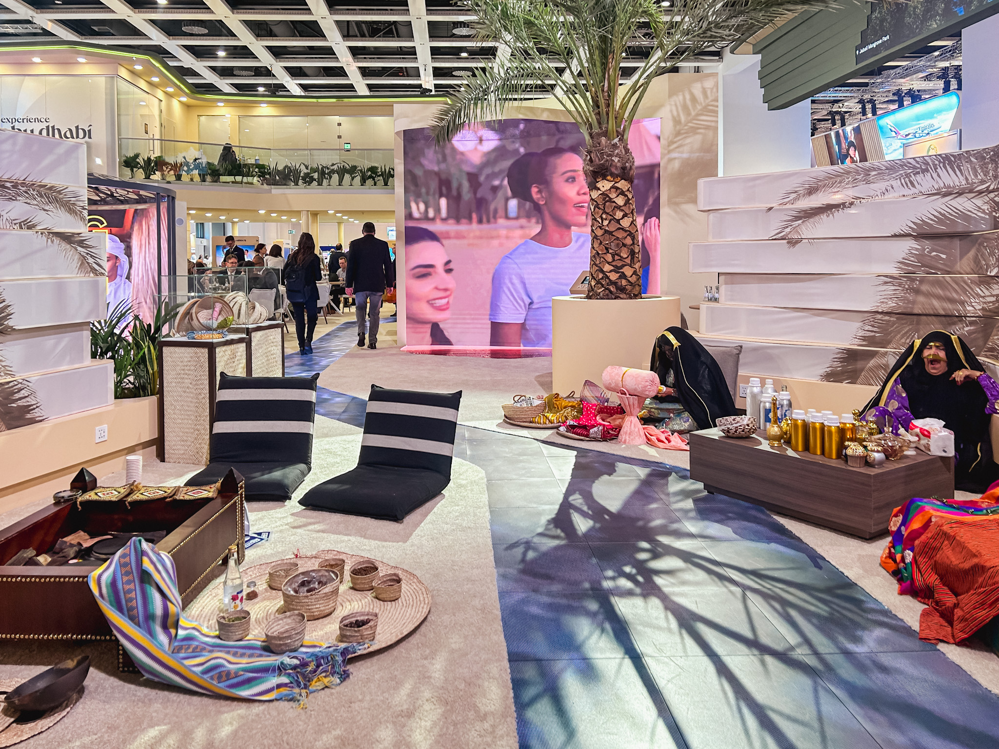 O estande de Abu Dhabi trouxe experiências para a ITB O estande de Abu Dhabi trouxe experiências para a ITB