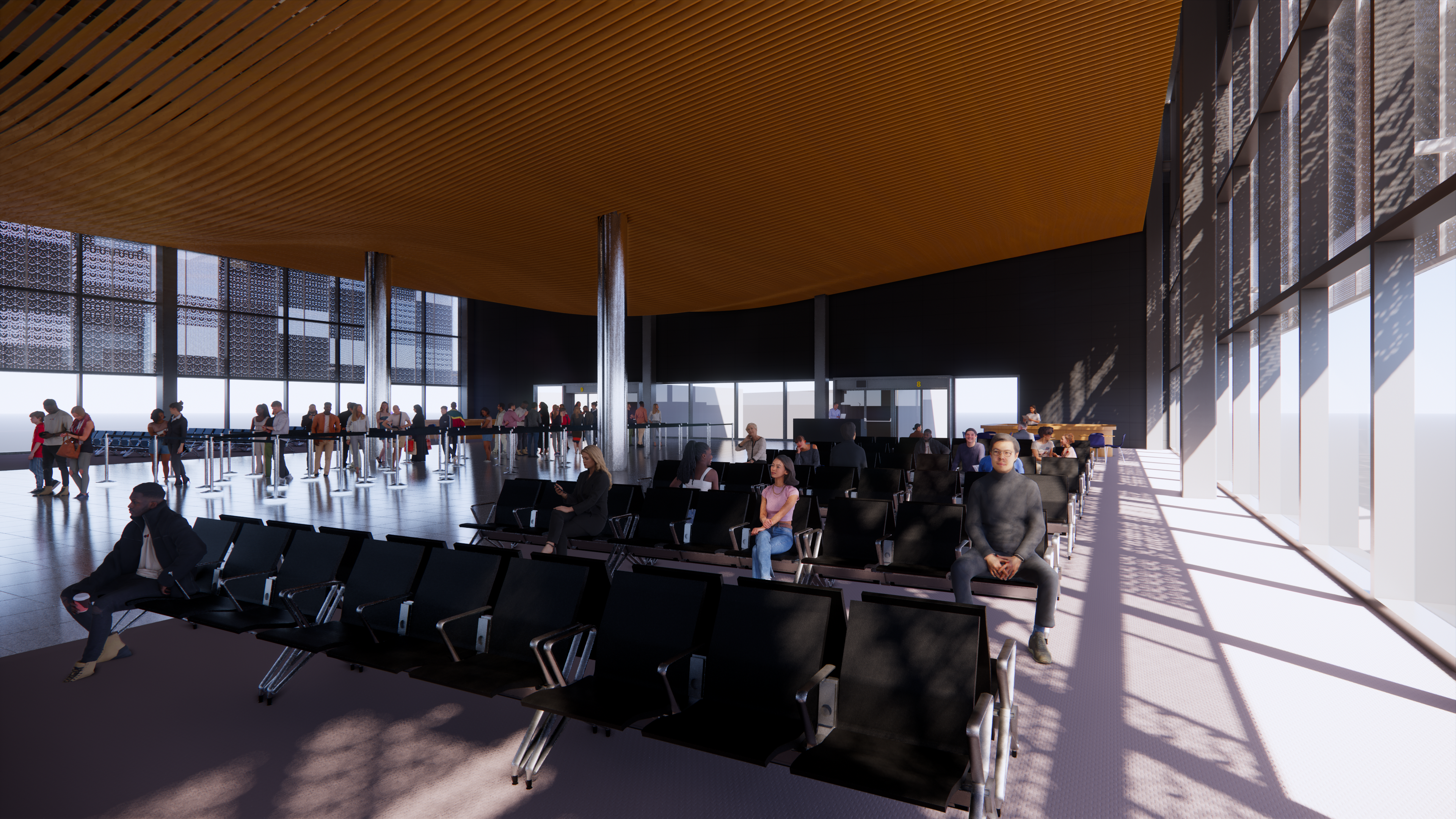 Novo píer do aeroporto de Congonhas Novo píer do aeroporto de Congonhas