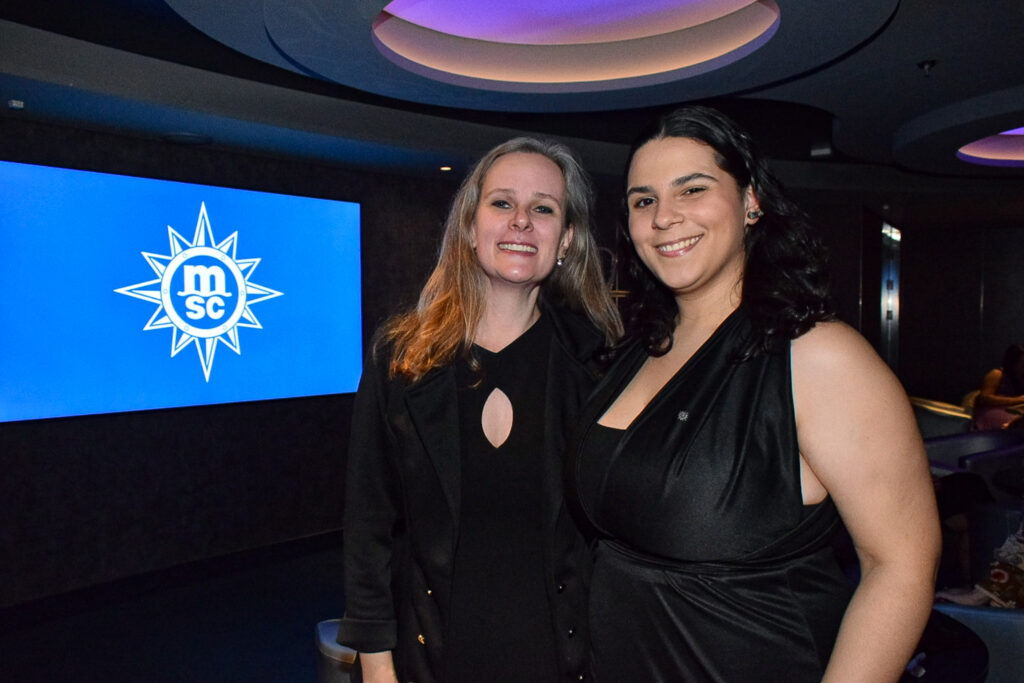 Patrícia Bortoli, da Heron Tour e Elizangela Silva, da MSC