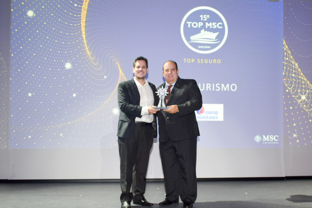 Premiado da empresa AMB Turismo, na categoria TOP SERVIÇOS PRE-PAGOS