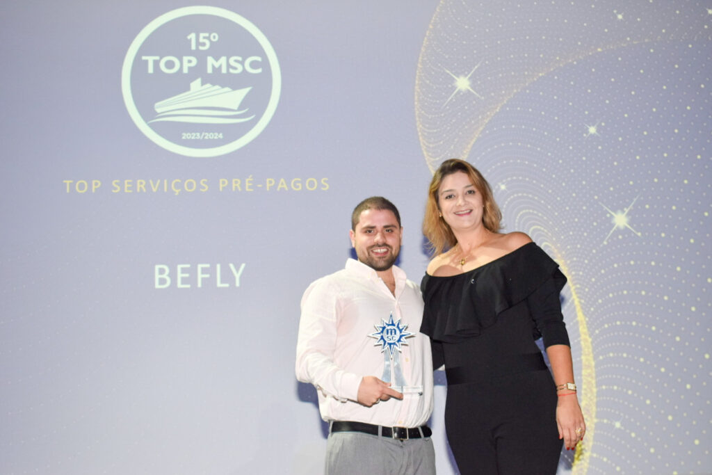 Premiado da empresa Befly, na categoria TOP SERVIÇOS PRE-PAGOS