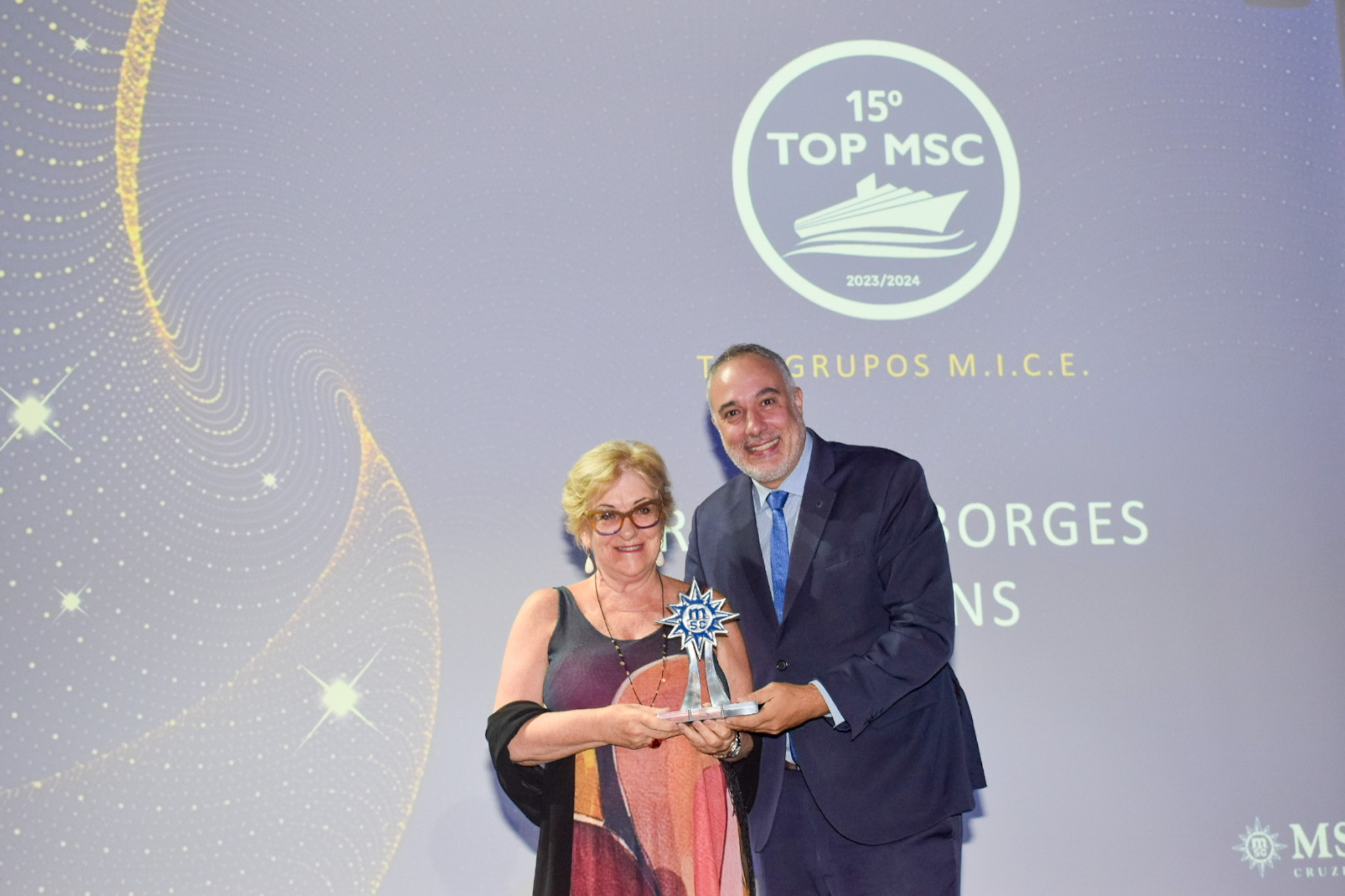Premiado da empresa Cristina Borges Viagens, na categoria TOP GRUPOS MICE Premiado da empresa Cristina Borges Viagens, na categoria TOP GRUPOS MICE