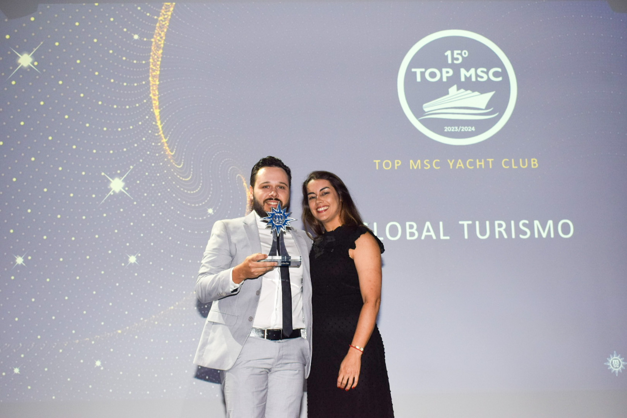 Premiado da empresa Global Turismo, na categoria TOP MSC YACHT CLUB Premiado da empresa Global Turismo, na categoria TOP MSC YACHT CLUB