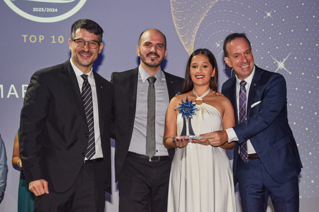 Premiado da empresa Marítimos, na categoria TOP 10