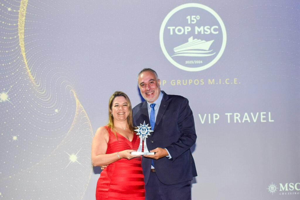 Premiado da empresa Personal VIP, na categoria TOP GRUPOS MICE