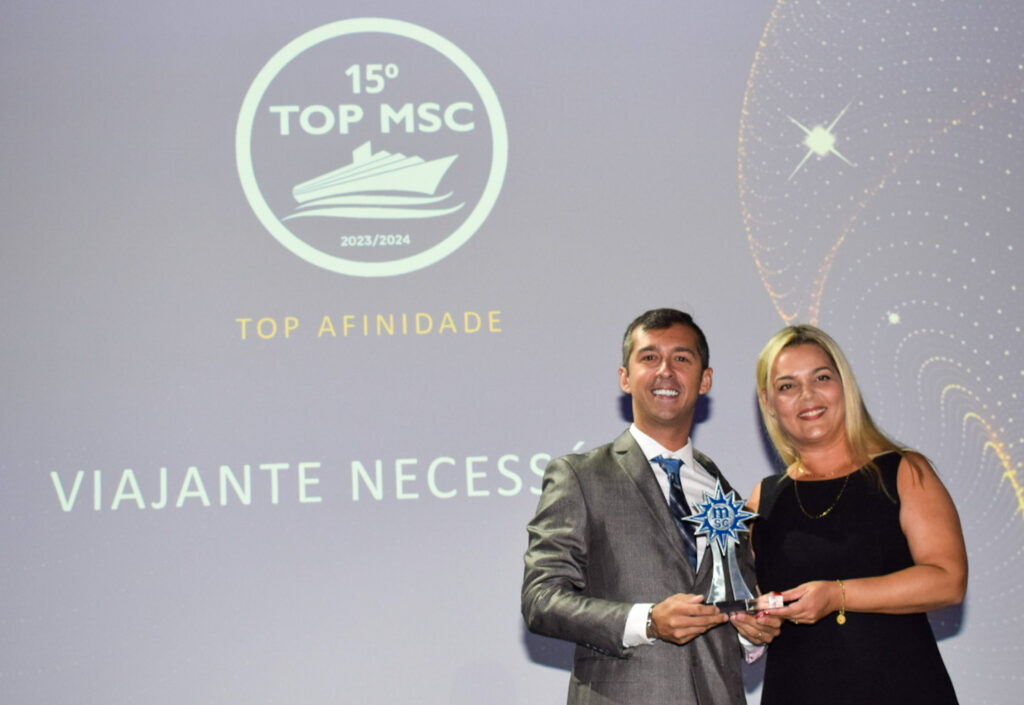 Premiado da empresa Viajante Necessário , na categoria TOP AFINIDADE