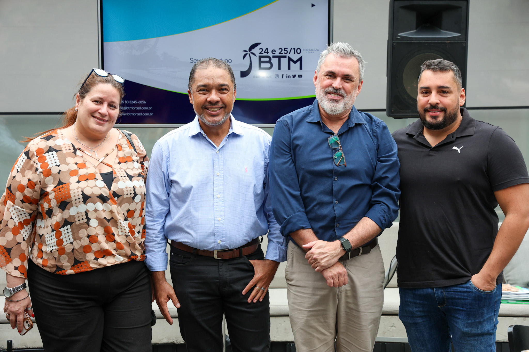 Rafaella Gross Brown, do Visit Flórida, e Claudio Júnior, CEO BBC Eventos, Allan Colen e Kim Moura, da Outlook Reps Rafaella Gross Brown, do Visit Flórida, e Claudio Júnior, CEO BBC Eventos, Allan Colen e Kim Moura, da Outlook Reps