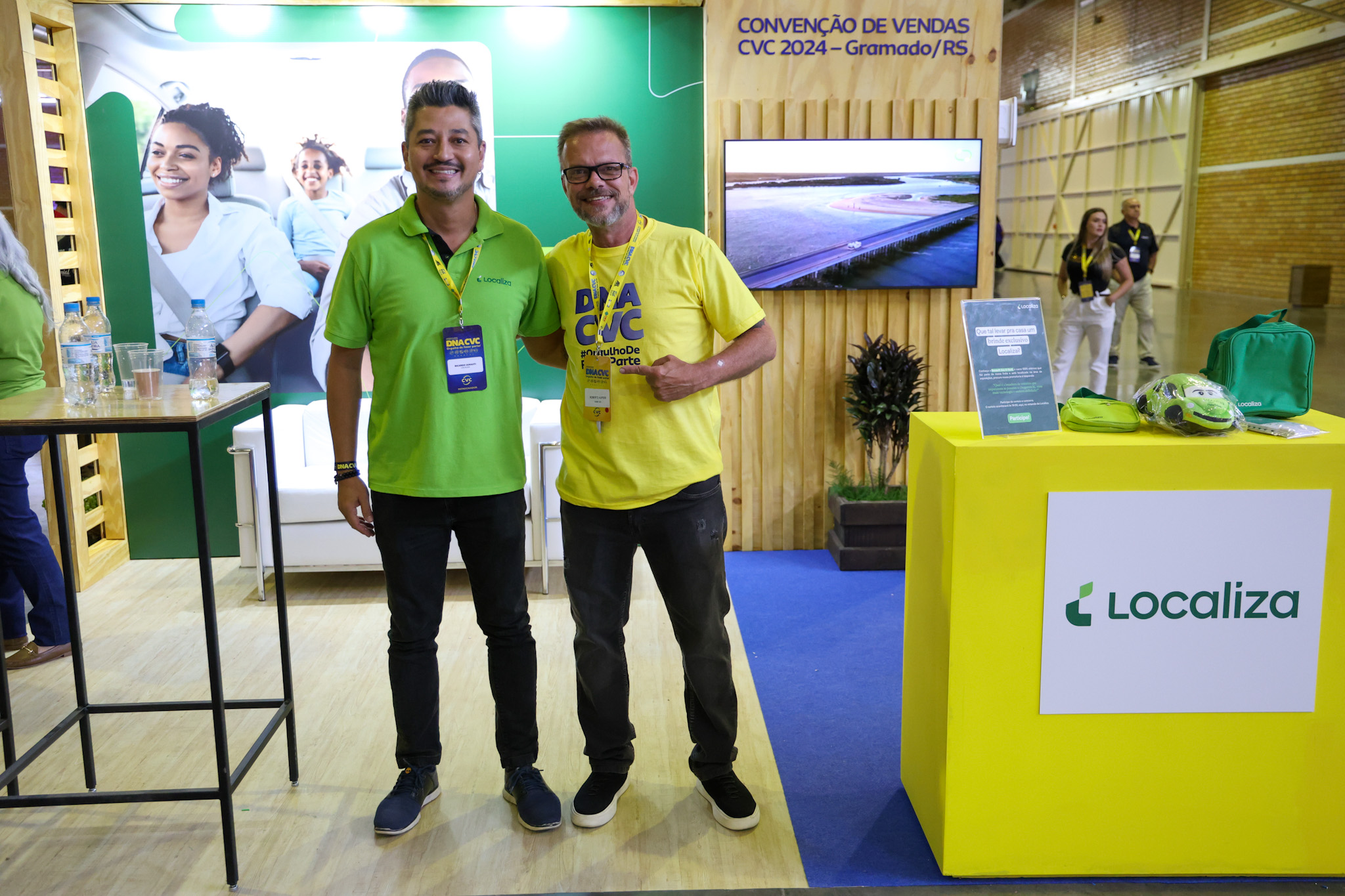 Ricardo Iamauti, da Localiza, e Roberto Alfieri, da CVC Corp Ricardo Iamauti, da Localiza, e Roberto Alfieri, da CVC Corp