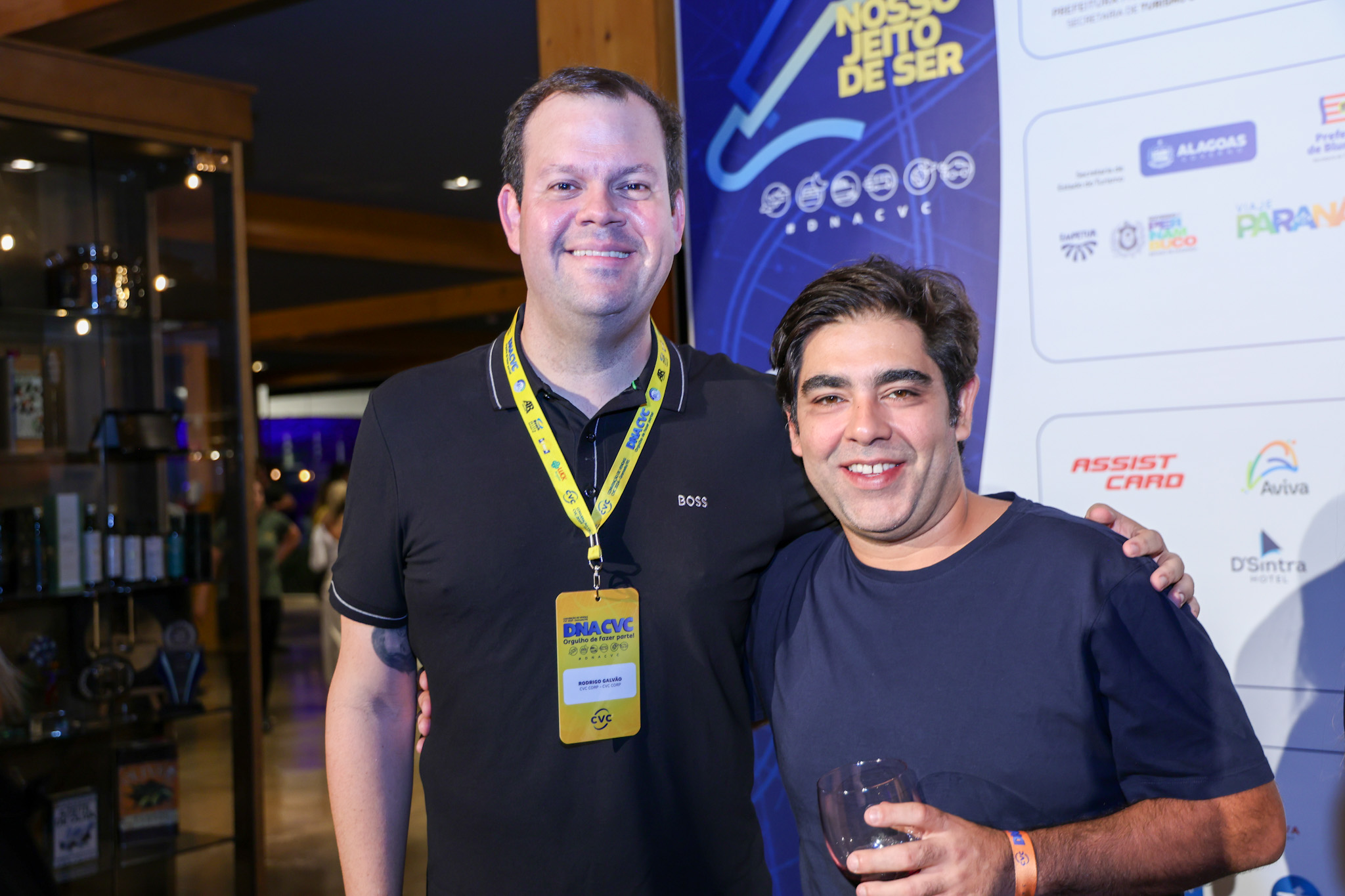 Rodrigo Galvão, da CVC Corp, e Rodrigo Garcia, da CVC São Paulo Rodrigo Galvão, da CVC Corp, e Rodrigo Garcia, da CVC São Paulo