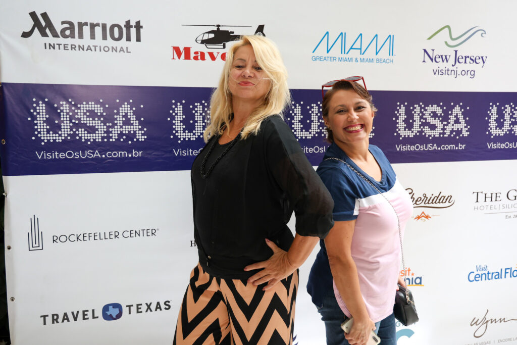 Rute Garcia, da Agora Vai Viagens Incríveis, e Cristiane Catarino, da Zion Viagen Rute Garcia, da Agora Vai Viagens Incríveis, e Cristiane Catarino, da Zion Viagen
