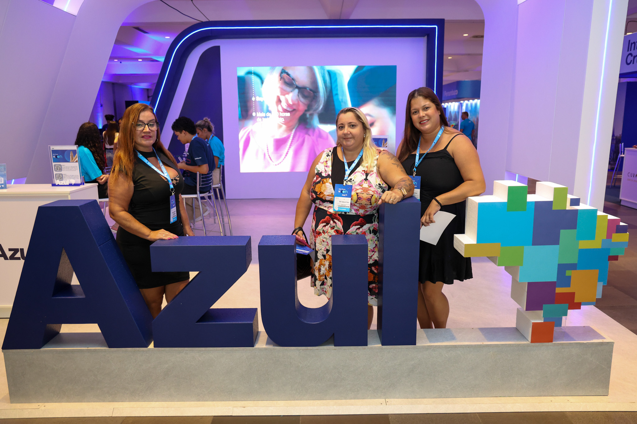 Sandra Aparecida, da Sandra Viagens, Kelly Santiago, da Kelly Excursões e Juliana Soares, da Twins Tour Viagens Sandra Aparecida, da Sandra Viagens, Kelly Santiago, da Kelly Excursões e Juliana Soares, da Twins Tour Viagens